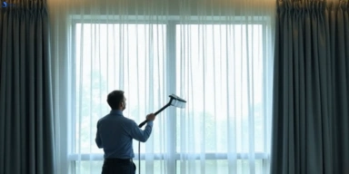 Commercial drapes cleaning service burbank hotels offices