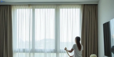 Delicate sheer drape cleaning burbank Matty Curtain Cleaning