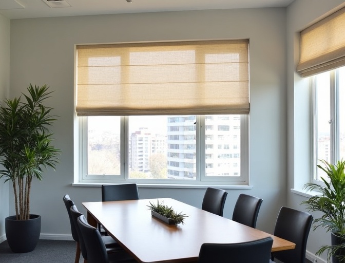 Burbank Roman Blinds Cleaning