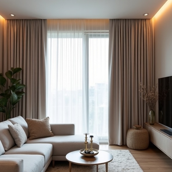 Burbank Residential Curtain Cleaning Results